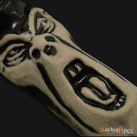 Thumbnail for JM Ceramics Screamer Ceramic Hand Pipe detailed.