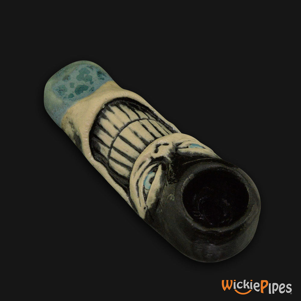 JM Ceramics Small Big Grin Ceramic Hand Pipe bowl.
