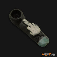 Thumbnail for JM Ceramics Small Middle Finger Ceramic Hand Pipe.