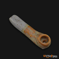 Thumbnail for JM Ceramics Small Plain Brown Speckled Ceramic Hand Pipe bowl.