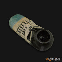 Thumbnail for JM Ceramics Small Skull Ceramic Hand Pipe bowl.