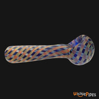 Thumbnail for Jellyfish Glass - Lines In The Sand Frosted 5-Inch Glass Spoon Pipe