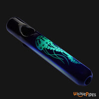Thumbnail for Jellyfish Glass - Glow In The Dark Jellyfish 6-Inch Glass Steamroller Pipe