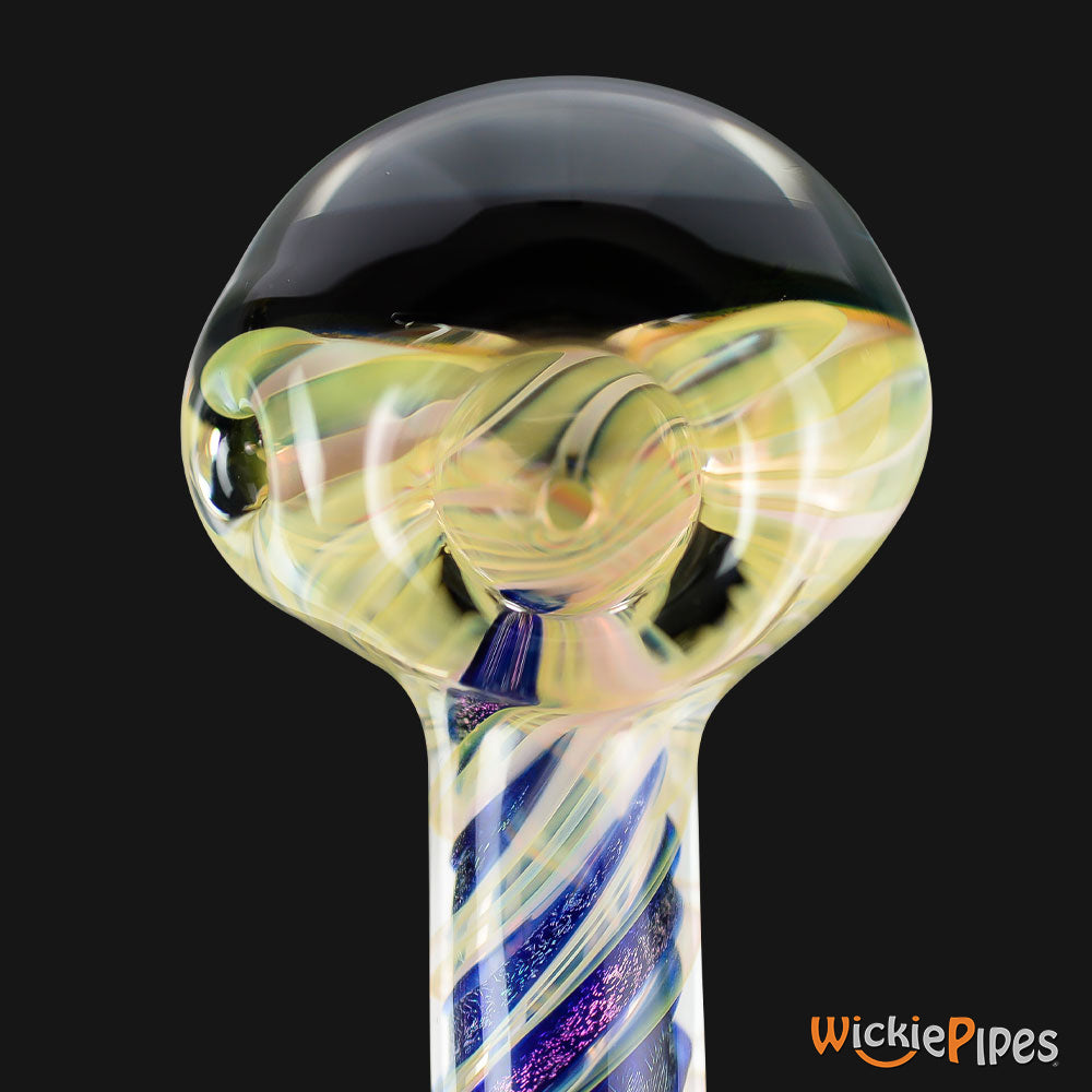 BC Glass - Full Dichro 4.75-Inch Thick Glass Spoon Pipe