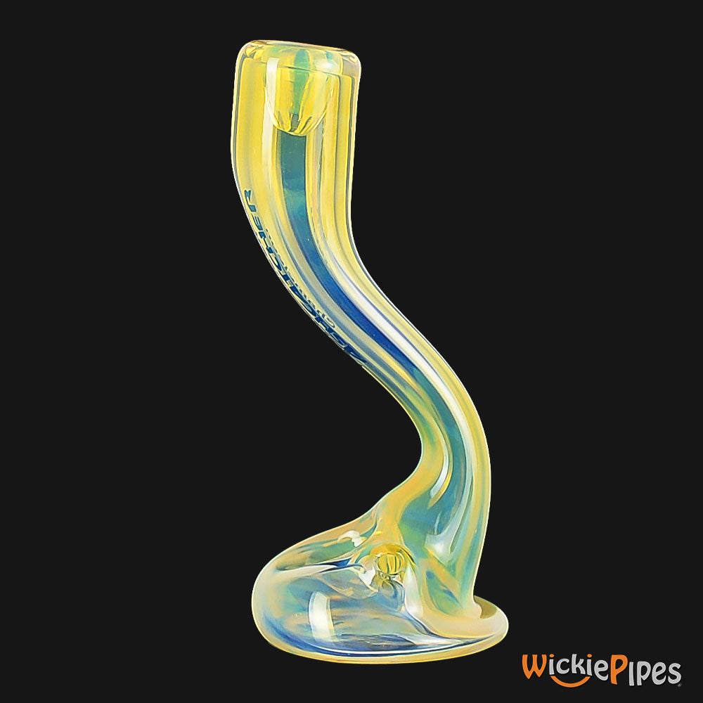 Chameleon Glass - Ashcatcher Color Changing Stand Up 5-Inch Glass Sherlock Pipe