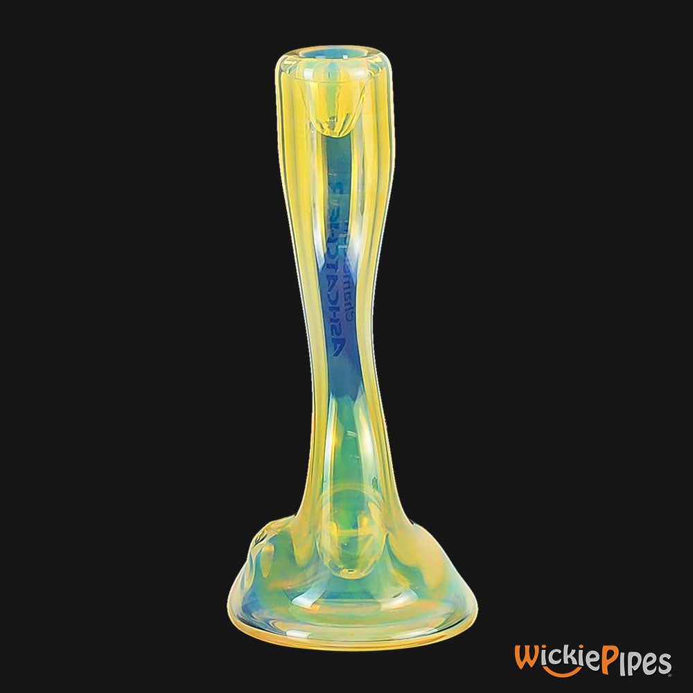 Chameleon Glass - Ashcatcher Color Changing Stand Up 5-Inch Glass Sherlock Pipe