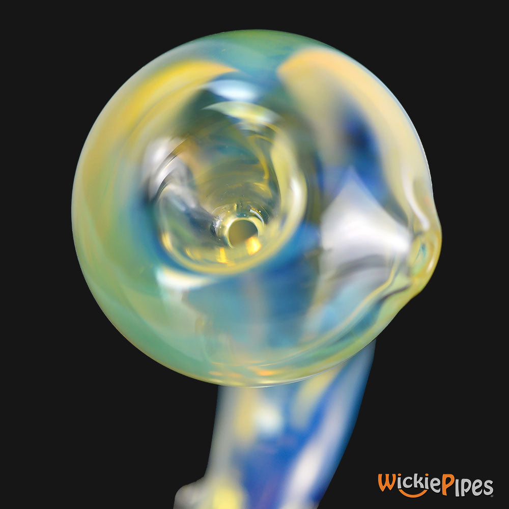 Chameleon Glass - Ashcatcher Color Changing 5-Inch Glass Sherlock Pipe