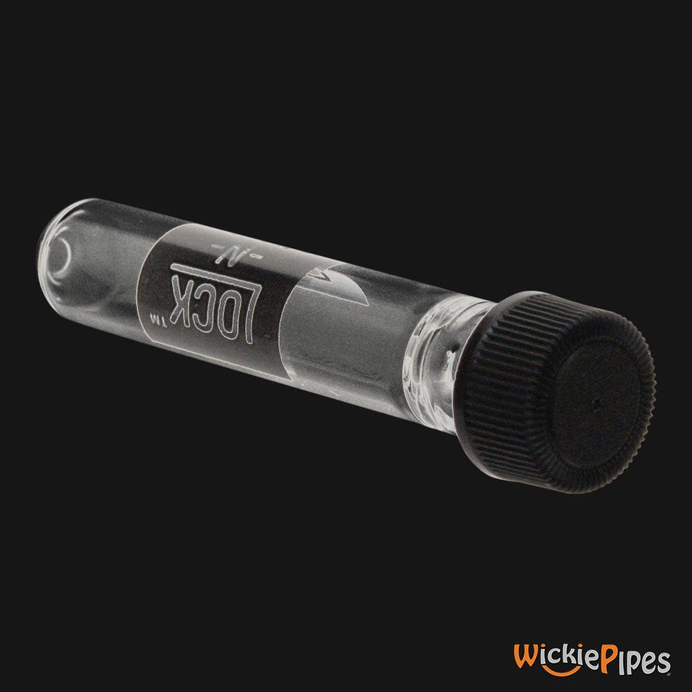 Lock-N-Load 2.75-Inch Glass One-Hitter Pipe cap on bowl.