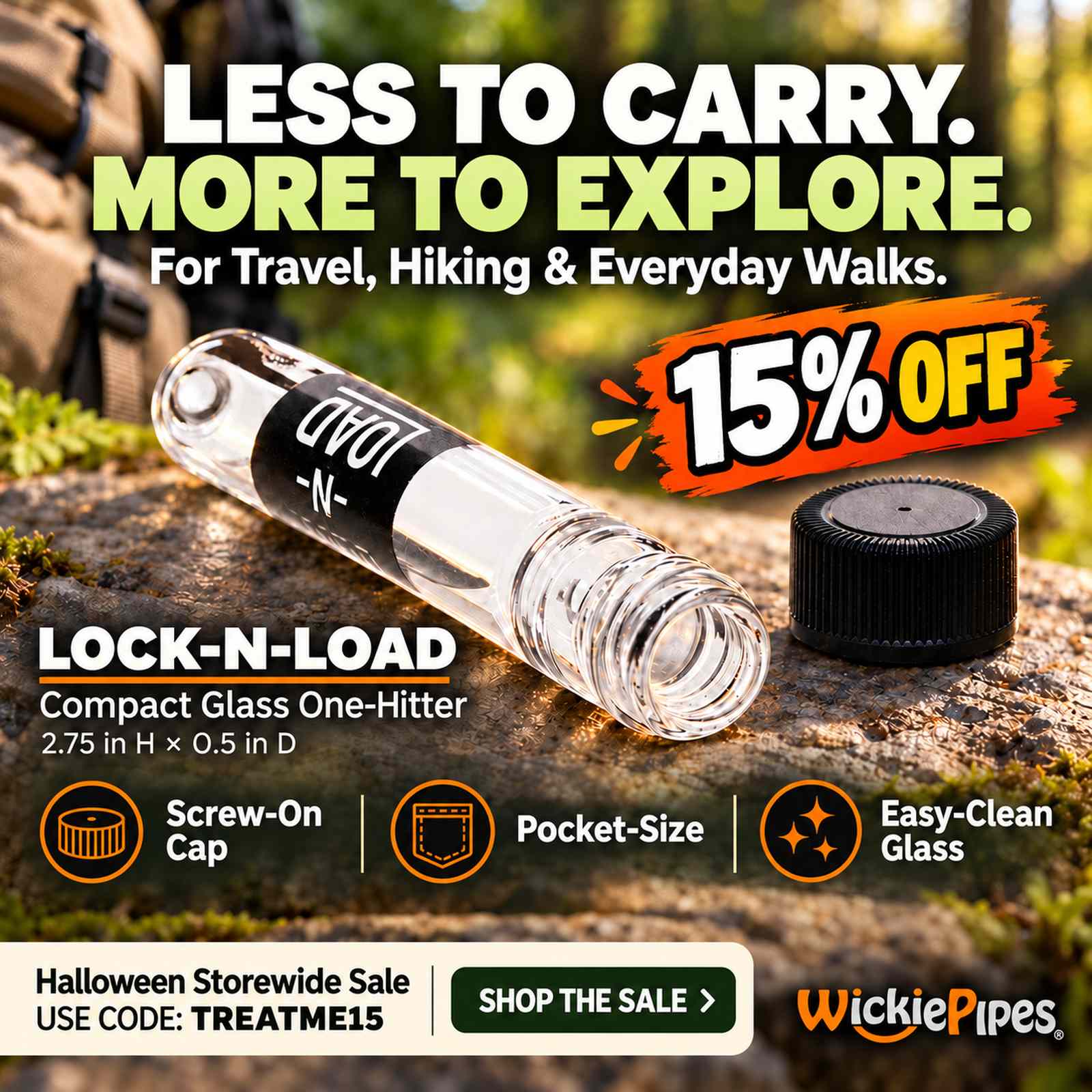 Lock-N-Load One-Hitter Pipe Banner