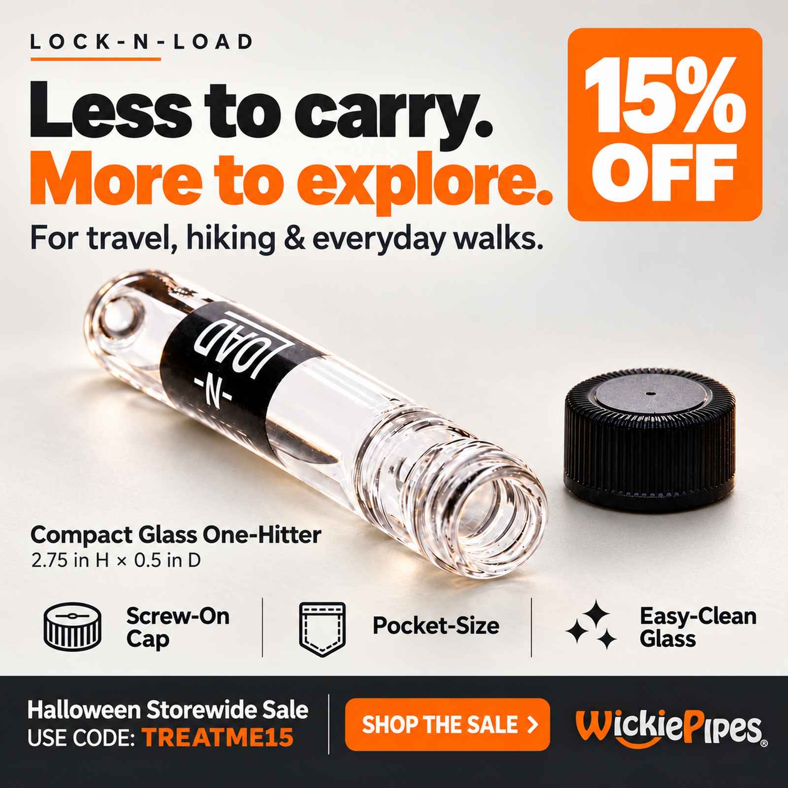 Lock-N-Load One-Hitter Pipe Banner