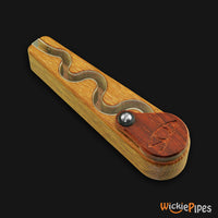 Thumbnail for Monkey Pipe Oregon Trail lid closed over bowl.