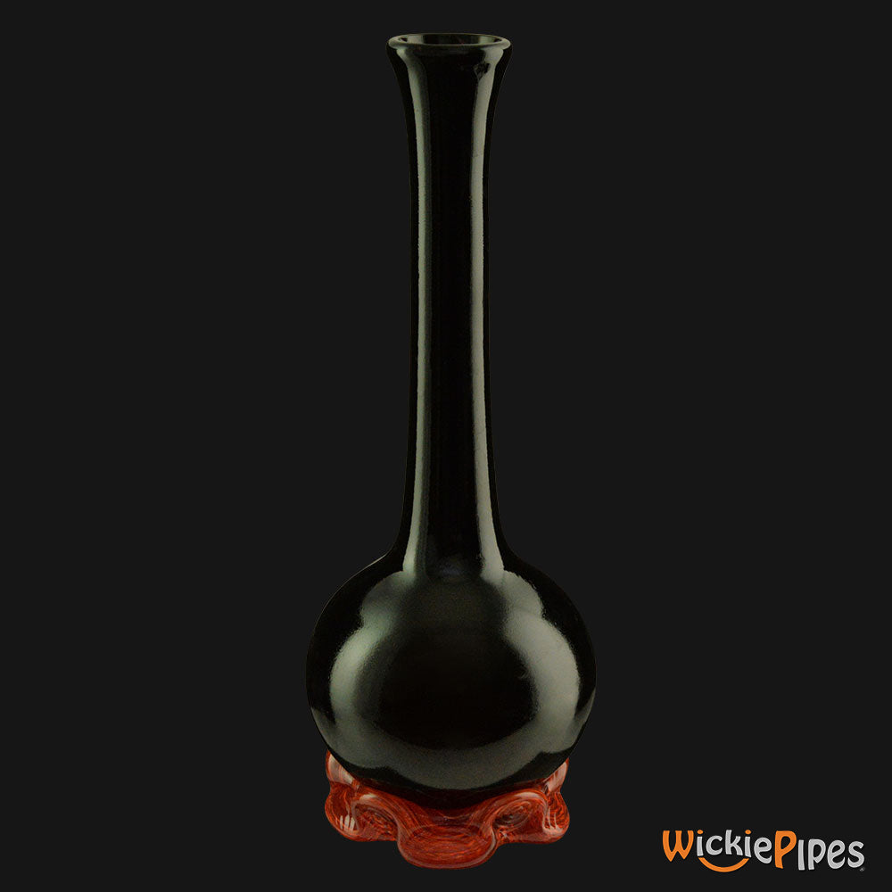 Noble Glass - Black 11-Inch Soft Glass Bubble Water Pipe Back