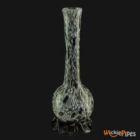 Thumbnail for Noble Glass - Black White 11-Inch Soft Glass Bubble Water Pipe Back