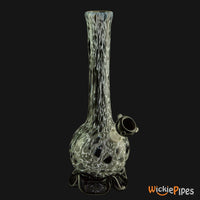 Thumbnail for Noble Glass - Black White 11-Inch Soft Glass Bubble Water Pipe