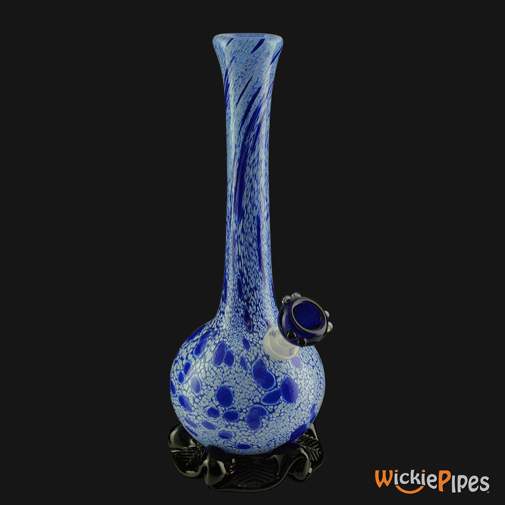 Noble Glass - Blue 11-Inch Soft Glass Bubble Water Pipe