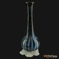Thumbnail for Noble Glass - Blue White 11-Inch Soft Glass Bubble Water Pipe Back