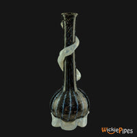 Thumbnail for Noble Glass - Blue White Wrap 14-Inch Soft Glass Bubble Water Pipe Back