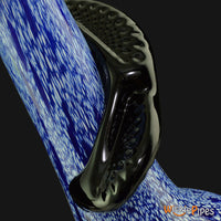 Thumbnail for Noble Glass - Blue Wrap 14-Inch Soft Glass Bubble Water Pipe Wrap
