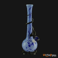Thumbnail for Noble Glass - Blue Wrap 14-Inch Soft Glass Bubble Water Pipe