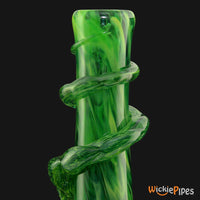 Thumbnail for Noble Glass - Earth Wrap 14-Inch Soft Glass Bubble Water Pipe Flared Mouthpiece
