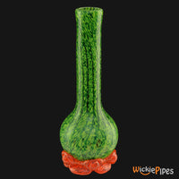 Thumbnail for Noble Glass - Green 11-Inch Soft Glass Bubble Water Pipe Back