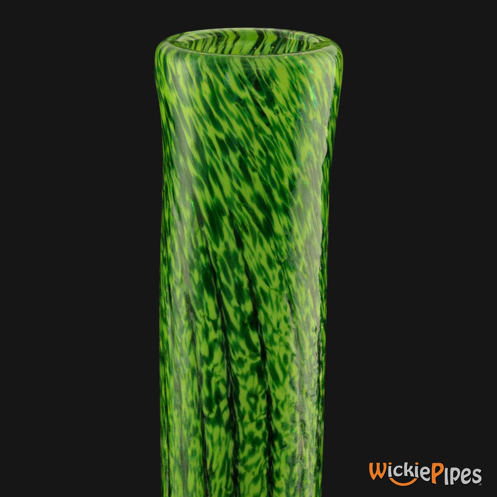 Noble Glass - Green 11-Inch Soft Glass Bubble Water Pipe Flared Mouthpiece