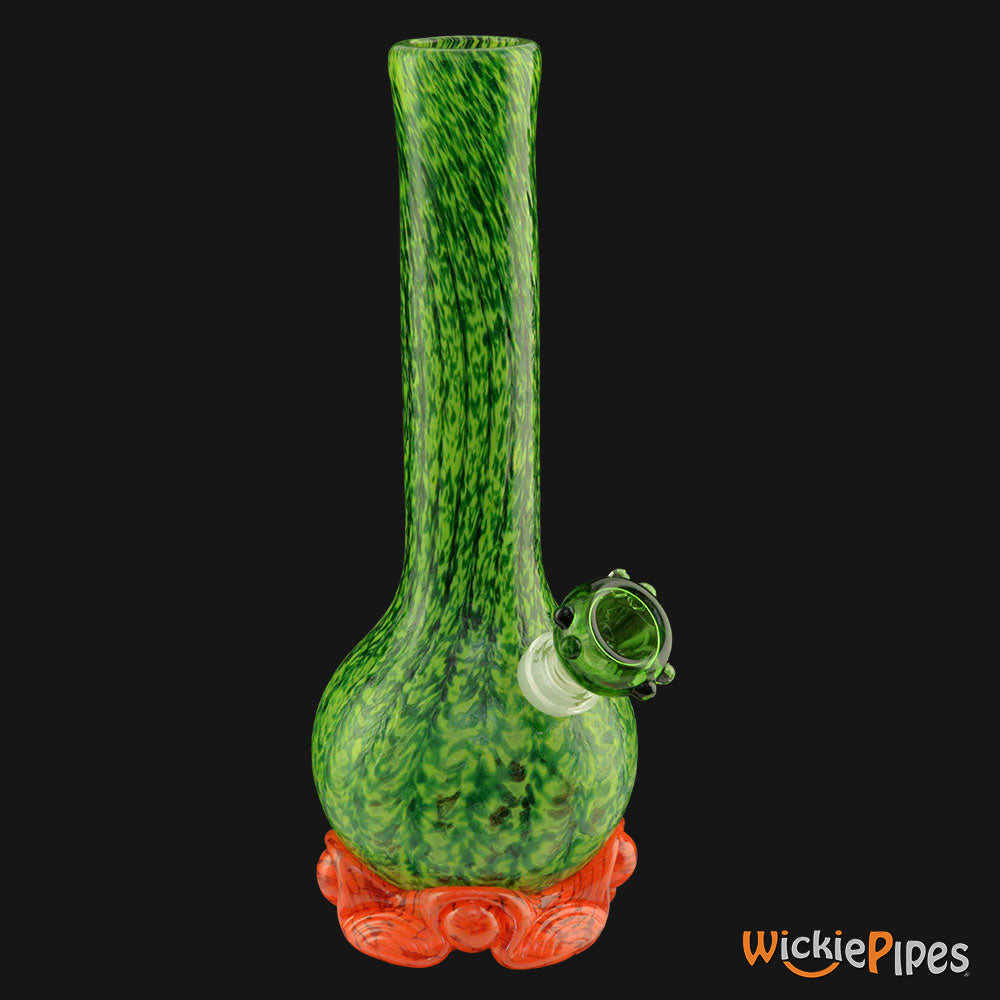 Noble Glass - Green 11-Inch Soft Glass Bubble Water Pipe