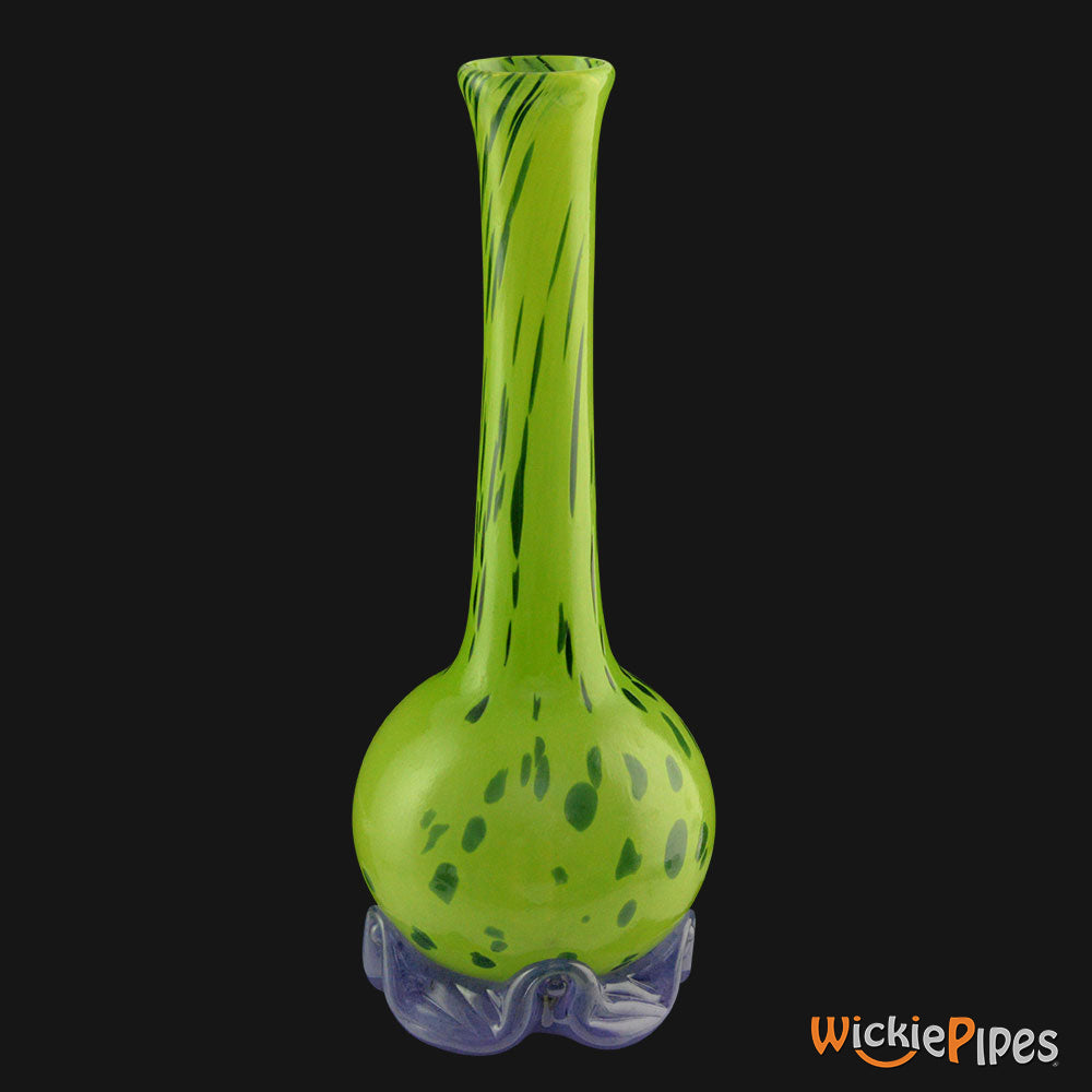 Noble Glass - Lime Green 11-Inch Soft Glass Bubble Water Pipe Back