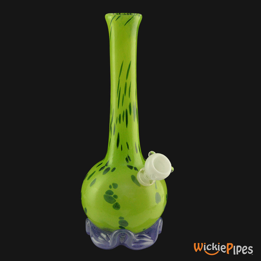 Noble Glass - Lime Green 11-Inch Soft Glass Bubble Water Pipe