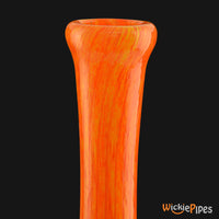 Thumbnail for Noble Glass - Orange 11-Inch Soft Glass Bubble Water Pipe Flared Mouthpiece