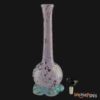 Thumbnail for Noble Glass - Purple 11-Inch Soft Glass Bubble Water Pipe Bowl Out