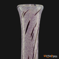 Thumbnail for Noble Glass - Purple 11-Inch Soft Glass Bubble Water Pipe Flared Mouthpiece