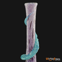 Thumbnail for Noble Glass - Purple Wrap 14-Inch Soft Glass Bubble Water Pipe