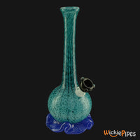 Thumbnail for Noble Glass - Teal 11-Inch Soft Glass Bubble Water Pipe