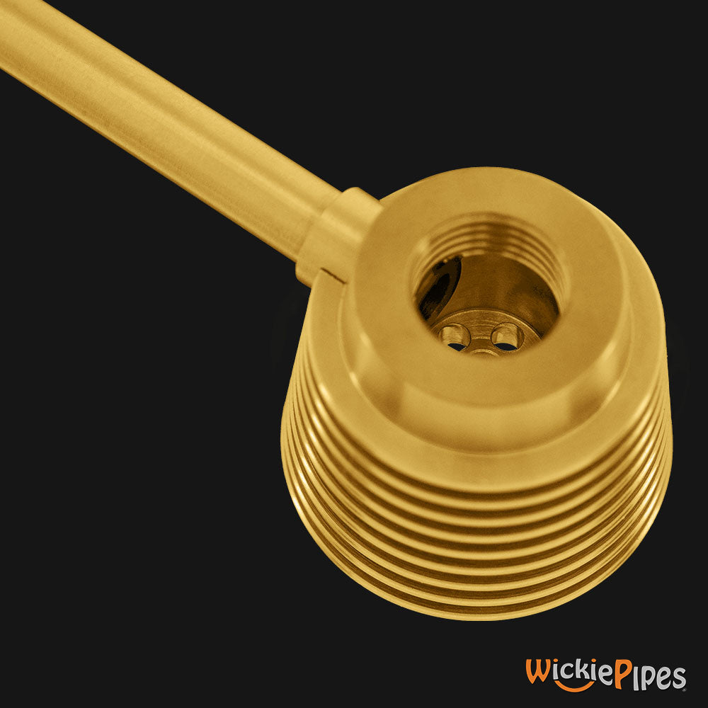 Punchbowl - Beehive 3.5-Inch Brass Hand Pipe inside tar trap.