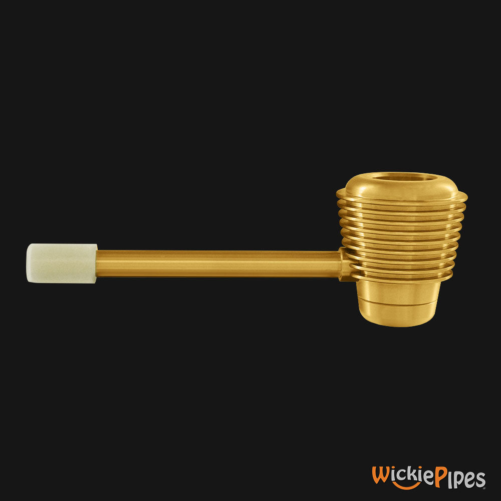 Punchbowl - Beehive 3.5-Inch Brass Hand Pipe side.