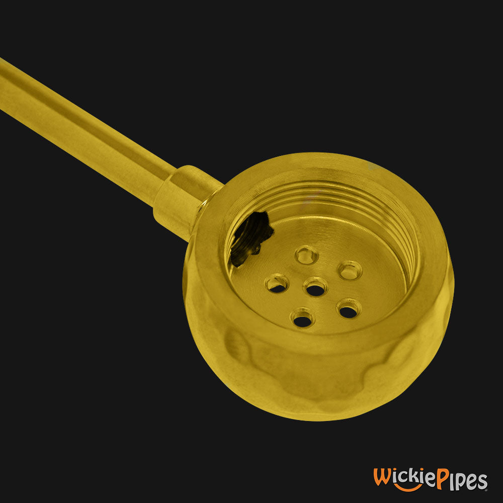 Punchbowl - Disco 3.5-Inch Brass Hand Pipe inside tar trap.