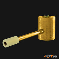 Thumbnail for Punchbowl - Lava 3.5-Inch Brass Hand Pipe mouthpiece.