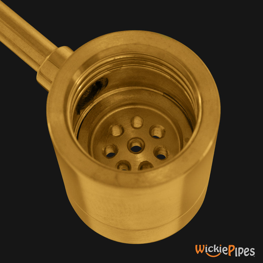 Punchbowl - Popeye 3.5-Inch Brass Hand Pipe inside tar trap.