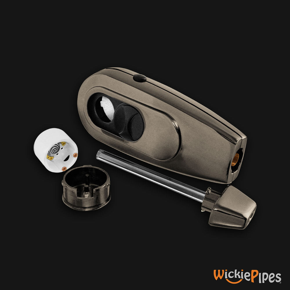 SoloPipe Elektra Electric Bowl & Cover & Glass Mouthpiece Off.