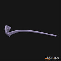 Starfish Designs Gandalf 12-Inch Glass Pipe Clear Purple.