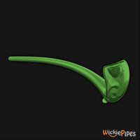 Starfish Designs Gandalf 12-Inch Glass Pipe Curved Chamber Clear Green.