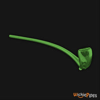 Starfish Designs Gandalf 16-Inch Glass Pipe Curved Chamber Clear Green.