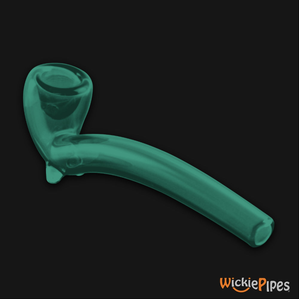 Starfish Designs Gandalf 3-Inch Glass Pipe Bowl And Double Stands Clear Aqua.