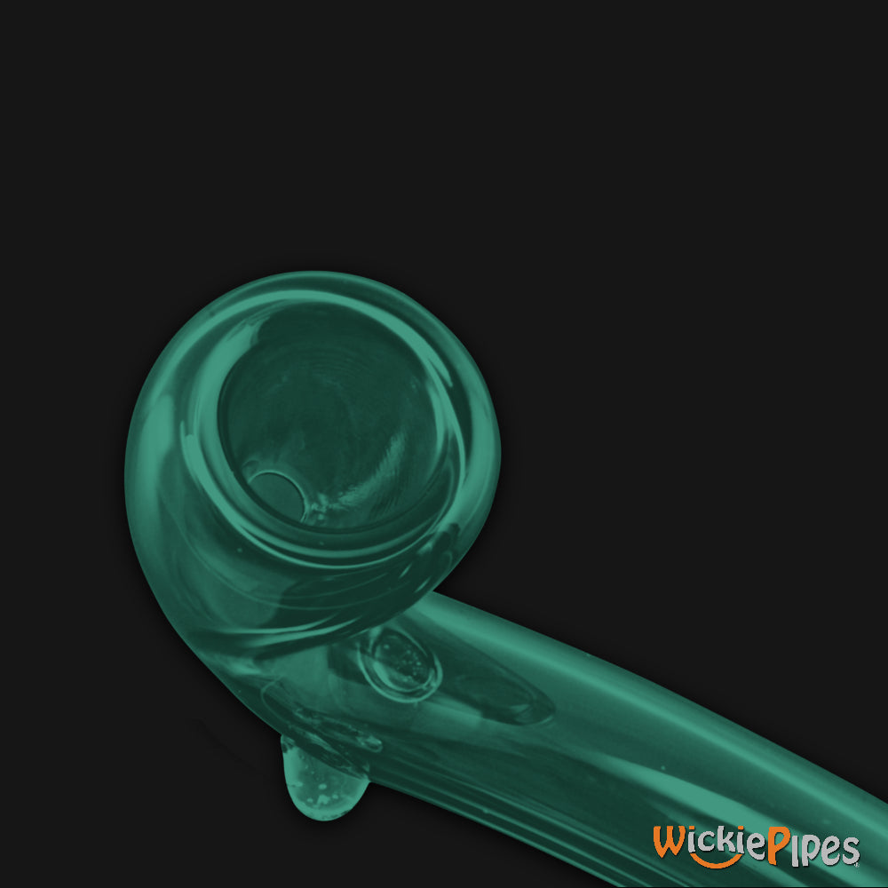 Starfish Designs Gandalf 3-Inch Glass Pipe Bowl Clear Aqua.