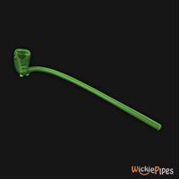 Starfish Designs Gandalf 7-Inch Glass Pipe Carb And Double Stands Clear Green.