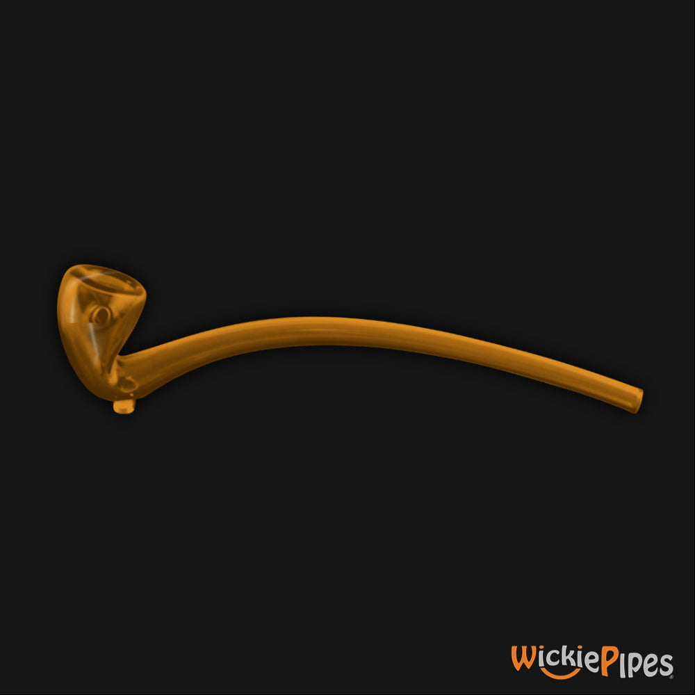 Starfish Designs Gandalf 7-Inch Glass Pipe Clear Amber.