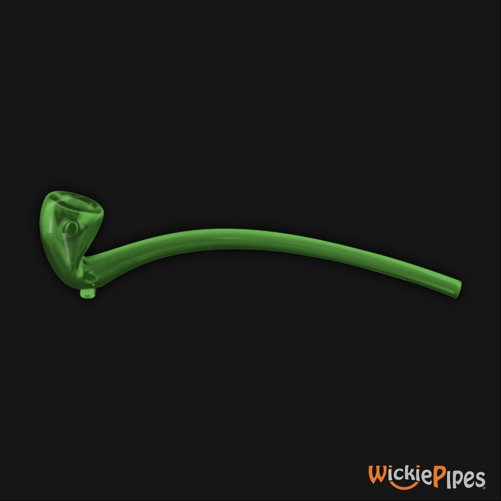 Starfish Designs Gandalf 7-Inch Glass Pipe Clear Green.