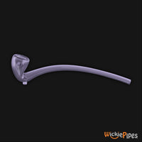 Starfish Designs Gandalf 7-Inch Glass Pipe Clear Purple.
