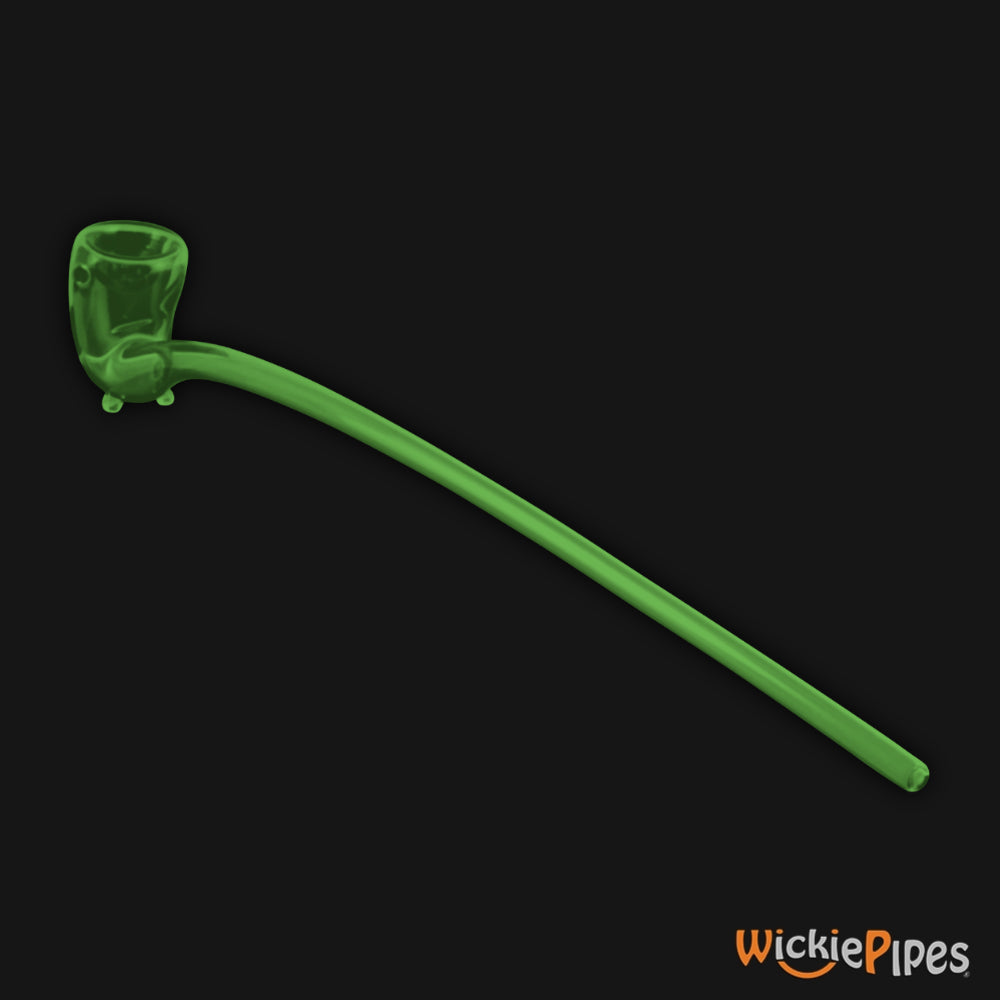 Starfish Designs KING Gandalf 22-Inch Glass Pipe Carb And Double Stands Clear Green.